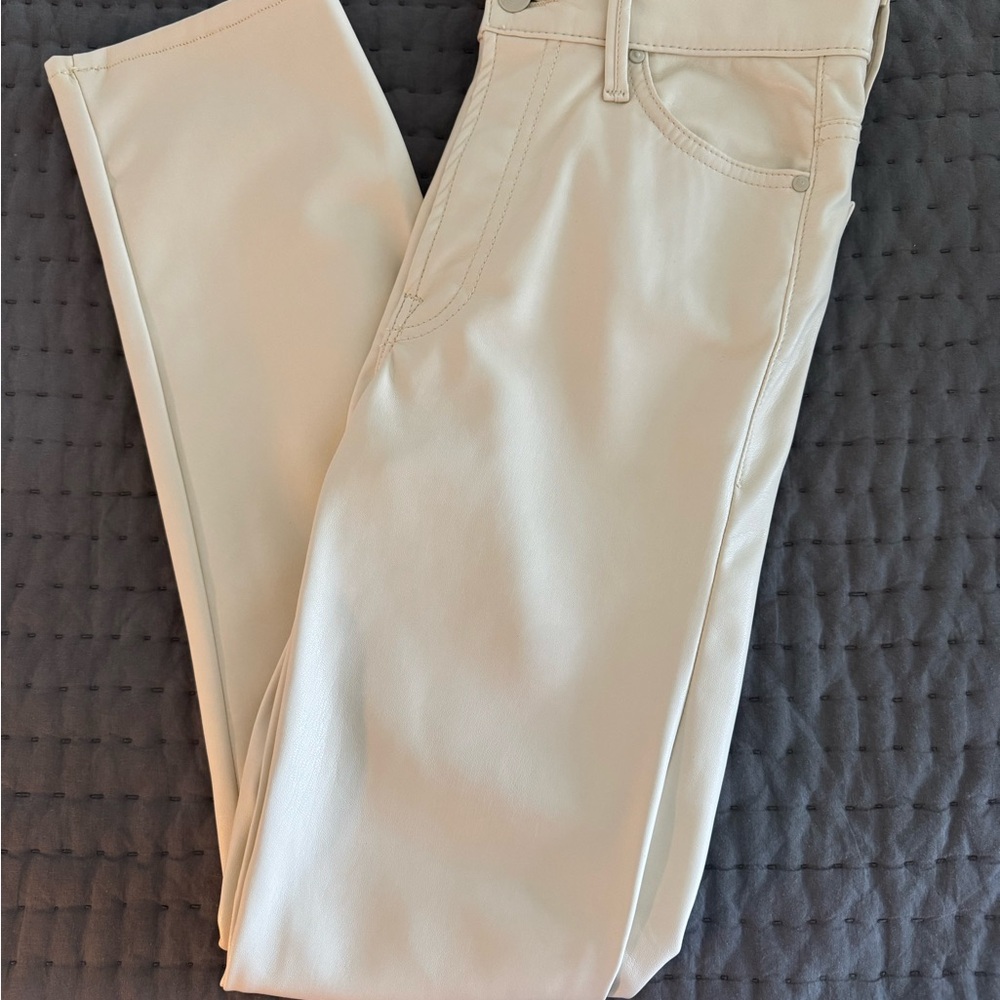 MOTHER Women's Skinny Jeans in Cream